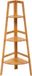 5five Staand Houten Badkamerrek - Bamboe - Hoekkast - 103 cm hoog - 3 legplanken