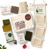GREEN FADEL Aleppo Zeep Geschenkset Original - Laurierolie & Olijfolie, Muskus