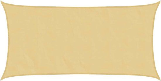 vidaXL Zonnezeil - 4,5x2,5 m - 100% polyester - oxford - groen