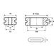 HellermannTyton HV1608-PVC-GY-G1 Passage de câble Diamètre de serrage (max.) 44 mm Épaisseur de plaque (max.) 3 mm PVC Gris 1 pièce(s)