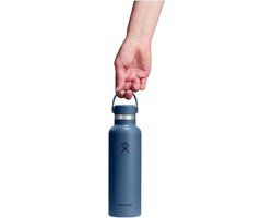 Hydro Flask Standard Mouth Flex Cap Harbor Blue thermosfles, 621 ml