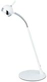 Homemania IT-1404225 Rufio-lamp, bureau, nachtkastje, chroom, wit van metaal, 18,2 x 53,5 x 53,5 cm