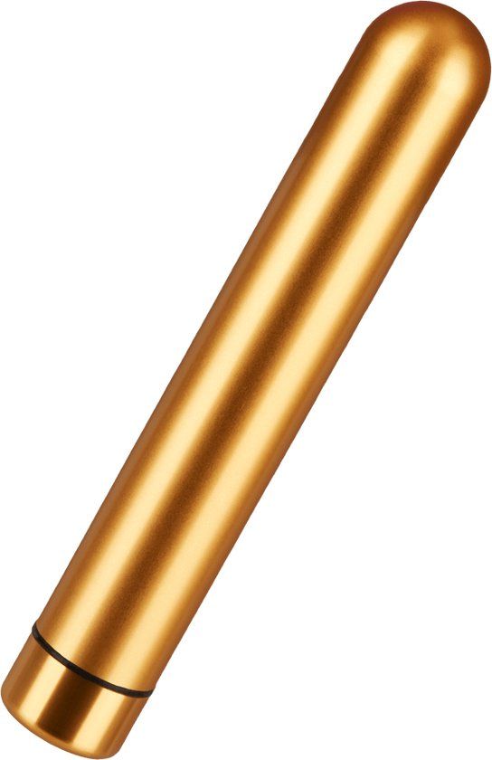 EIS, Luxe Bullet Vibrator, Metaal Look, 11.5 cm, Waterdicht, Oplaadbaar, Goud