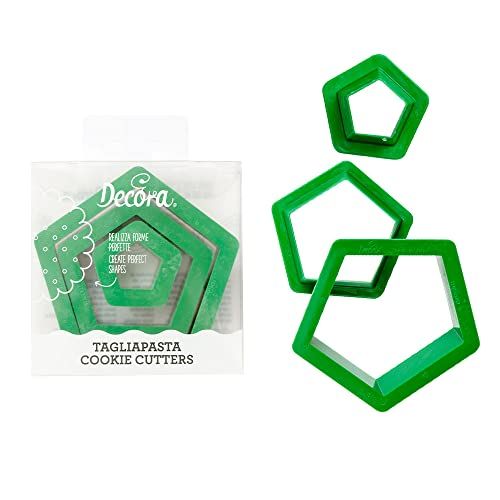 Decora Uitsteekset Vijfhoek - 3-delig