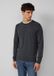 s.Oliver - Pull en maille mouliné pour homme à col rond et manches raglan - Noir - Taille S
