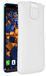 mumbi Echt leren hoesje compatibel met Huawei P Smart 2019 hoes lederen tas case wallet, wit
