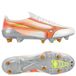 Mizuno Alpha Iii Made In Japan Sg Prism - Blanc/orange/evening Prim - Terrain Gras (Sg), pointure 42½
