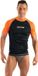 Seac T-Sun Short - Rashguard voor zwemmen voor heren - Surfen - Duiken - UVbescherming - Zwart/oranje - L