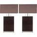Safavieh Hooper Gourd Tafellamp (set van 2), polyhars, E27, 13 W, bruin, 20 x 45 x 74,93 cm