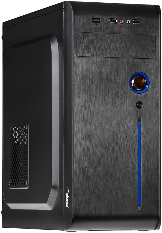 Akyga AK939BL computerbehuizing Midi Tower Zwart