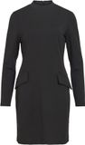 VILA Jurk Viclara L/s Highneck Short Dress/ka 14122809 Black Beauty Dames Maat - XL