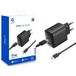 Lito Chargeur secteur avec câble USB-C Lito LC22T, 45W, 3A, 2 x USB-C, Noir