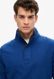 Superdry Cotton Classics Jersey Sweatshirt Met Halve Rits Heren XXL Supermarine Navy