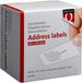 Quantore Labeletiket Quantore DK-11209 29 x 62 mm adres wit