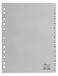 Durable 652410 Tabbladen met bedrukte tabs 1-15, 15-delig, A4 staand, PP, grijs