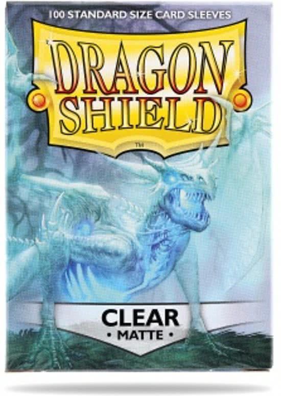 Arcane Tinmen Dragon Shield Standard Sleeves - Matte Clear 100 Sleeves