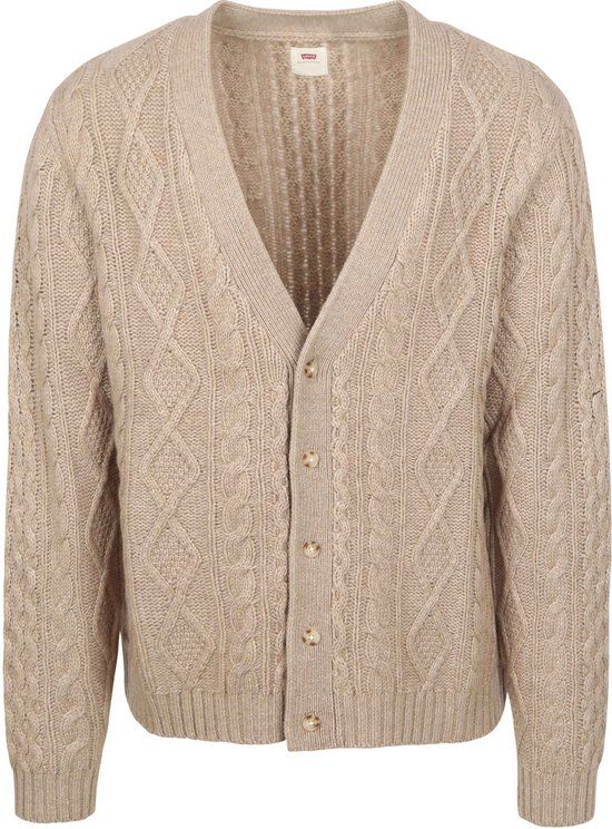 Levi's Original Cardigan Valencia Beige - Maat M - Heren