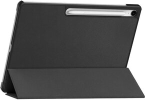 Just in Case Book Case for Samsung Galaxy Tab S10 FE+ - Black - Faux Leather