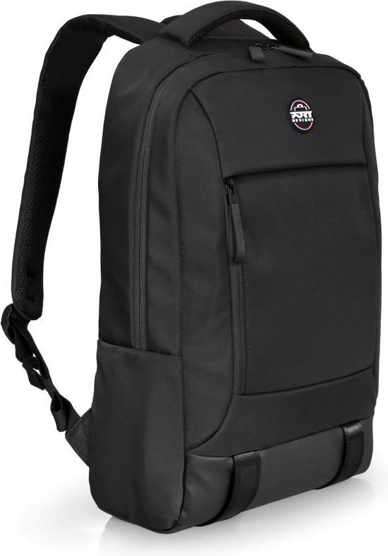 PORT Designs Torino II - Laptop Rugzak - tot 16 inch - Polyester - Spat Waterdicht - 15L - Zwart