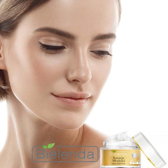 Bielenda Youth Therapy 50+ Lifting Anti-Rimpel Gezichtscrème met 24 K Gold & Snail Slime Dag & Nacht Creme - 50ml