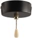 Interrupteur à tirette sans marque, kit de chaîne en laiton antique, interrupteur à tirette de montage au plafond pour le remplacement des lampes suspendues au plafond