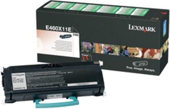 Lexmark E460X11E Toner Cartridge - Black - 15,000 Pages