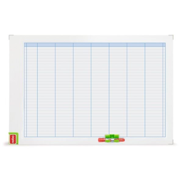 Nobo MAGN. WEEKPLANNER - White - 900 x 600 mm