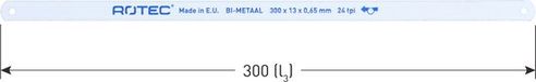 Rotec Handzaagbladen Bi-metaal 18 t. - 50 stuks