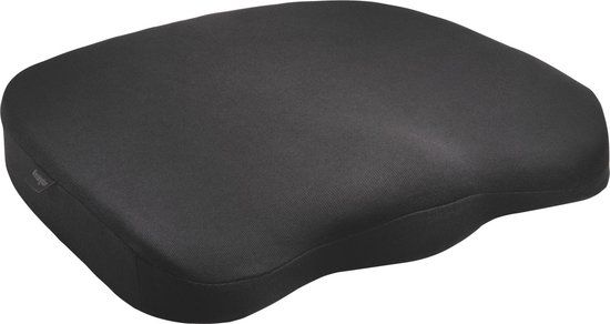 Kensington Ergonomisch Stoelkussen van Traagschuim - Zwart