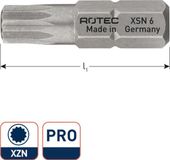 Rotec PRO Insertbit XZN M 6 L= 25mm C 6,3 BASIC - 10 stuks - 8130006