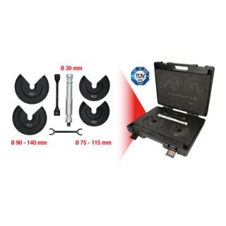 KS Tools universele telescopische centreerklemset voor binnenveren, 9 st.