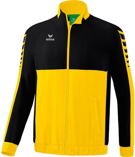 ERIMA Six Wings Presentatiejack - Geel/Zwart - Maat XL - Unisex