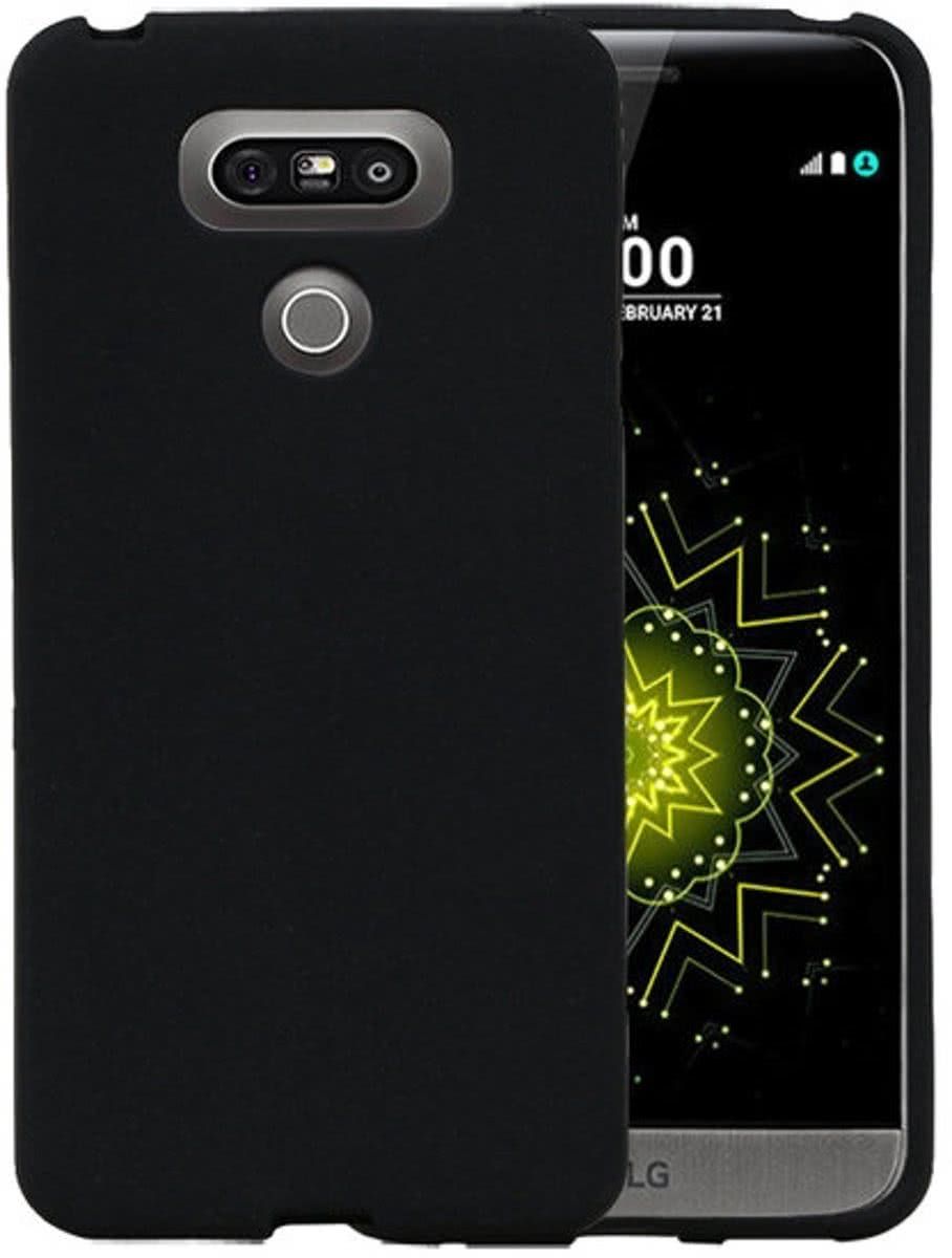 Best Cases .nl Zwart Zand TPU back case cover hoesje voor LG G6