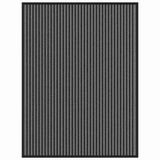 vidaXL Deurmat Zwart 80 x 120 cm Polypropyleen