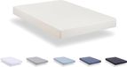 Todocama Hoeslaken van geborstelde microvezel, extra zacht, (bed 80 x 190/200 cm, beige)