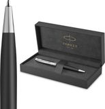 Parker Sonnet Balpen | Legacy of Flight Collectie | Chroomafwerking | Medium Punt met Zwarte Inktvulling | Geschenkdoos
