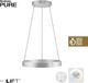 Neuhaus PURE Hanglamp E-Clipse e-Lift Ø 70 cm mat chroom