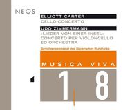 Cello Neos - Carter: Cello Concerto/Zimmermann: Lieder Von Einer Insel (CD)