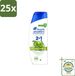 Head & Shoulders Shampooing Anti-Pelliculaire Fraîcheur Pomme 2-en-1 - 25 x 300 ml