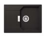 Schock MAND100SUGON gootsteen Manhatten D-100S onderbouw, onyx
