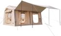 VEVOR Opblaasbare Tent, Luchttent voor 5-8 Personen met Pomp & Zonnescherm, Beige