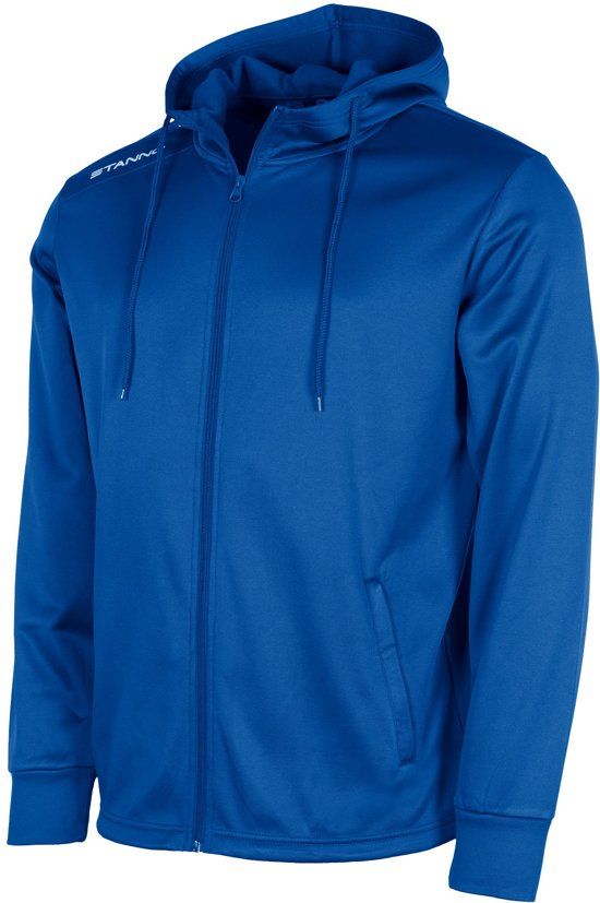 Stanno Field Hooded Top Full Zip Sportvest Kinderen - Royal - 8718726465813