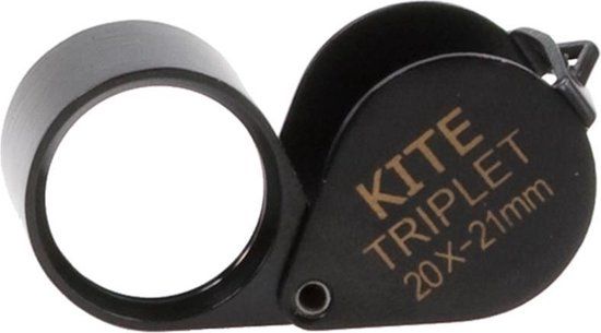 KITE OPTICS KITE Triplet 20x Loupe - Zwart - 5425026282790