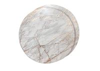 Dainty Home Verijdeld graniet dikke kurk hittebestendige eettafel placemats Set van 2, 15 "ronde, gemarmerd rose goud - 2MC15RGO