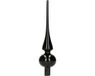Decoris Glazen Piek - Zwart - 26 cm - Glanzend