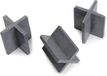 Merkloos Gardenlux Decoratief Beeld - Voegkruis Herbruikbaar - Aluminium - Zwart - 55 X 50 Cm - 5MM