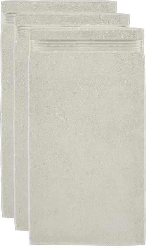 Beddinghouse Handdoek - 60 x 110 cm - Set van 3 - Zand - Katoen - 600 g/m2