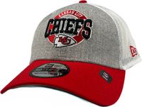New Era 3930 Heather E3 Kansas City Chiefs Baseball Cap S/M Unisex Polyester