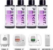 PETKIT Vulling voor automatische kattenbak, 4 flacons x 50 ml, geurneutraliserend, plantaardige formule