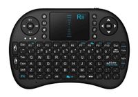 Rii Mini Wireless Keyboard i8 met Touchpad, RF Draadloos, QWERTY Engels, Zwart